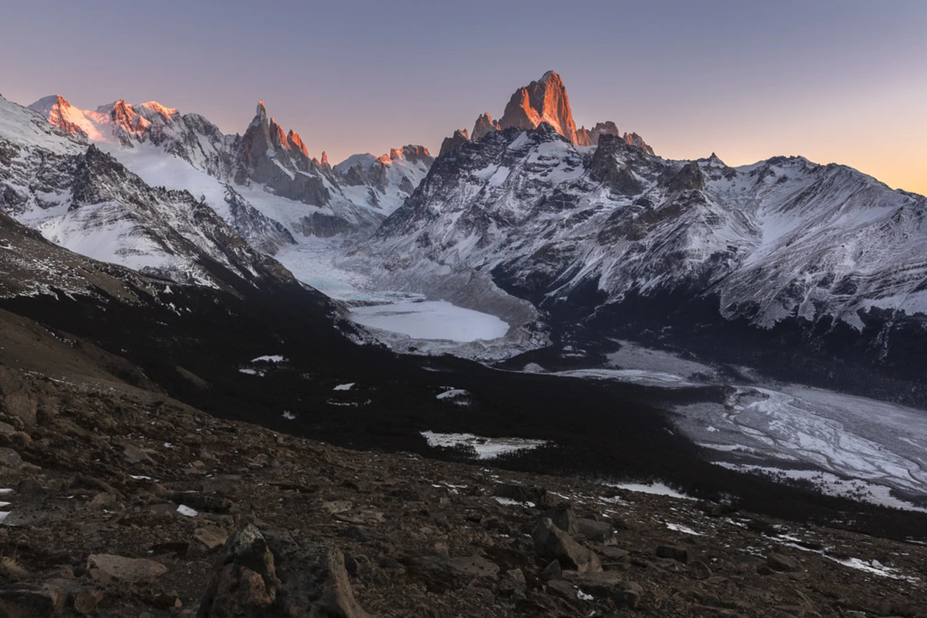Loma del Pliegue Tumbado, Chili, Argentine