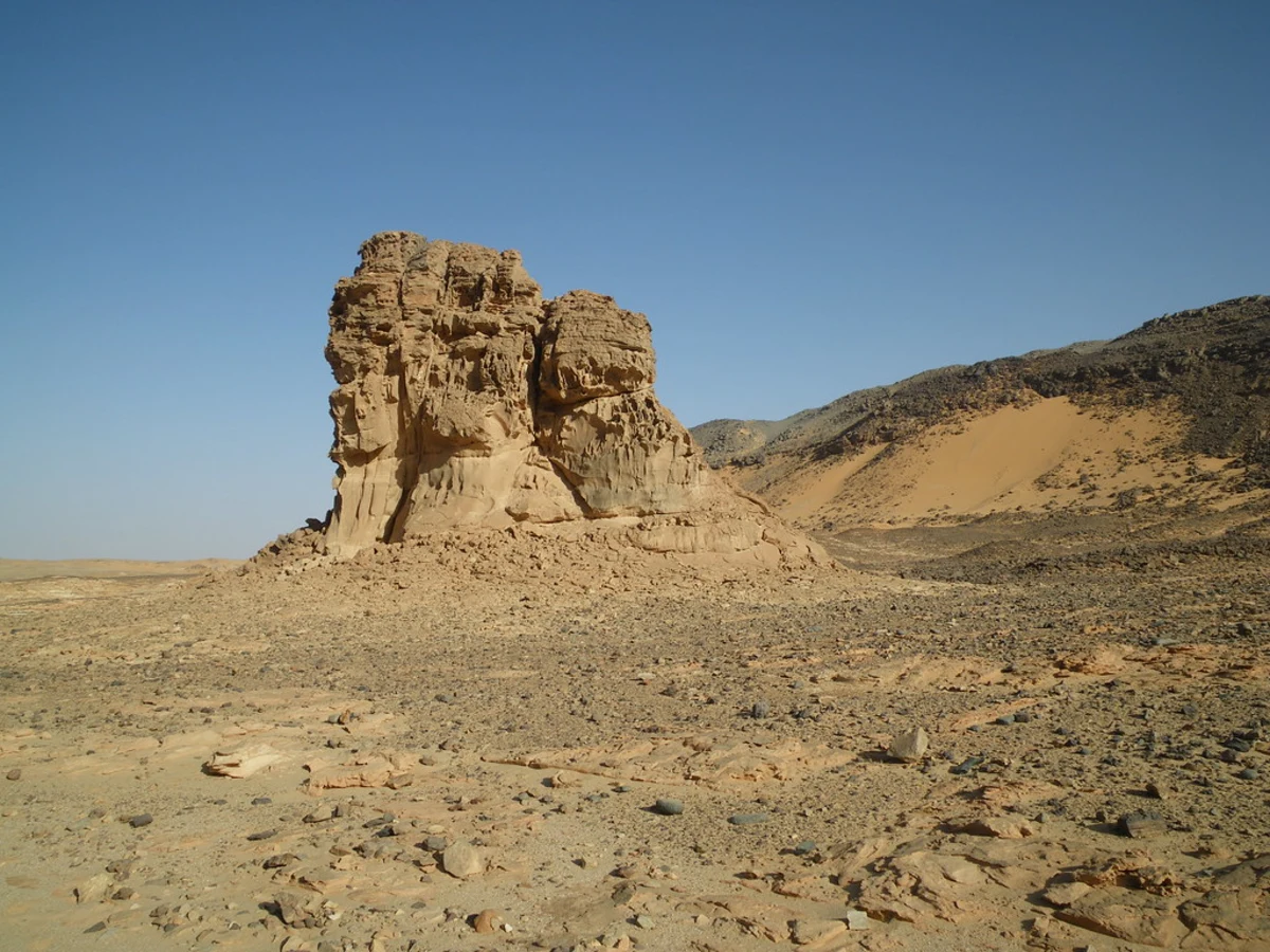 Jebel Uweinat, Égypte, Soudan, Libye