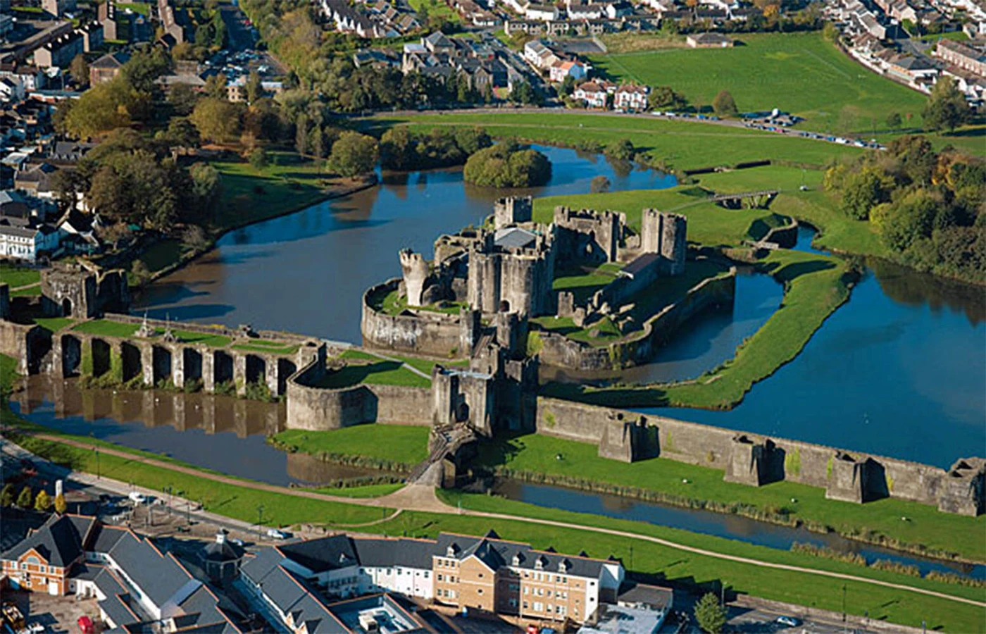 Château de Caerphilly, Pays de Galles