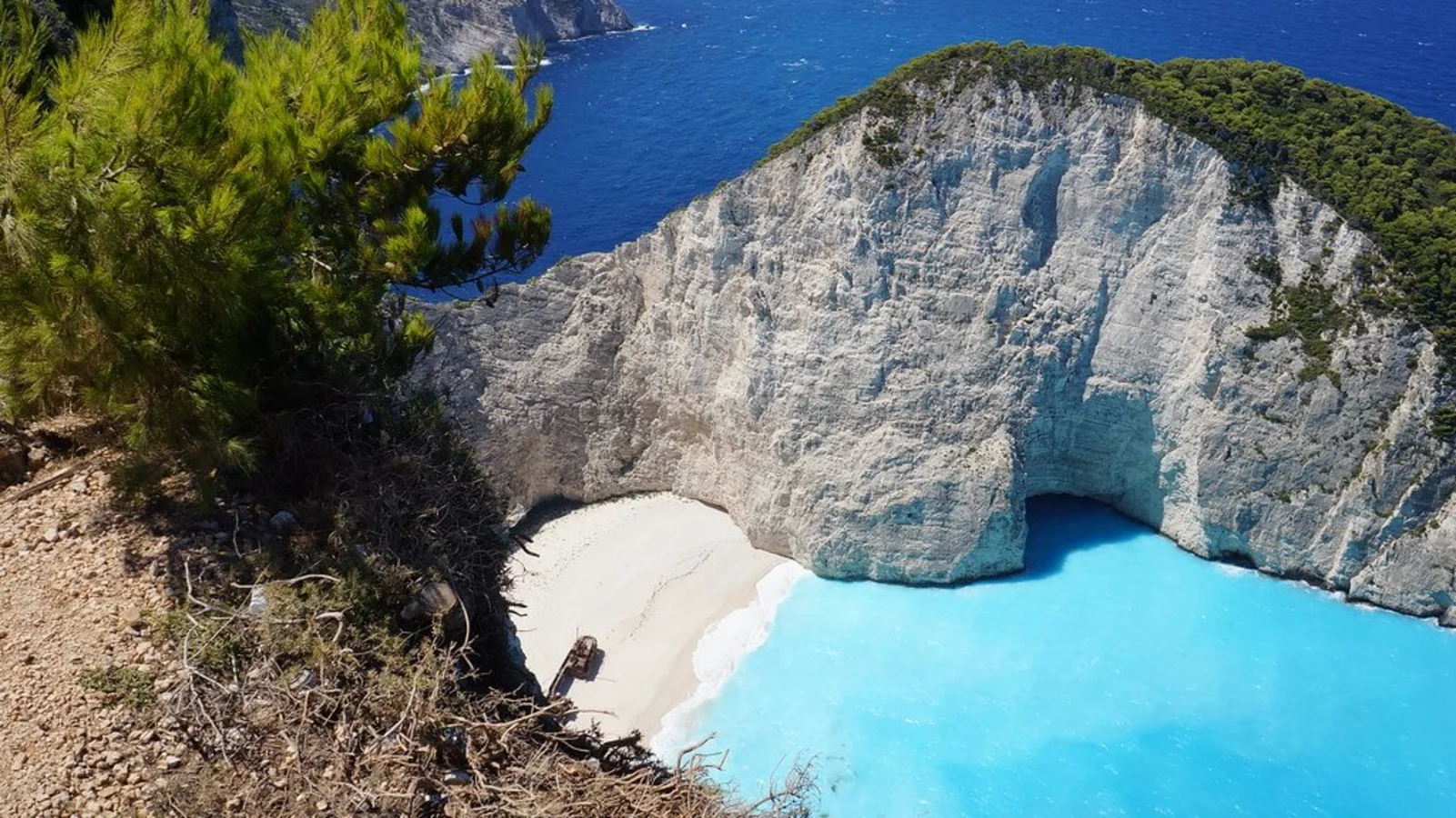 Baie du Naufrage, Grèce