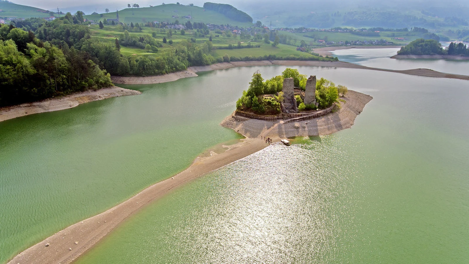 Île d'Ogoz, Suisse