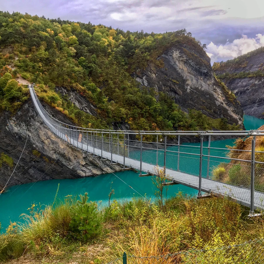 Passerelle de l'Ebron, France