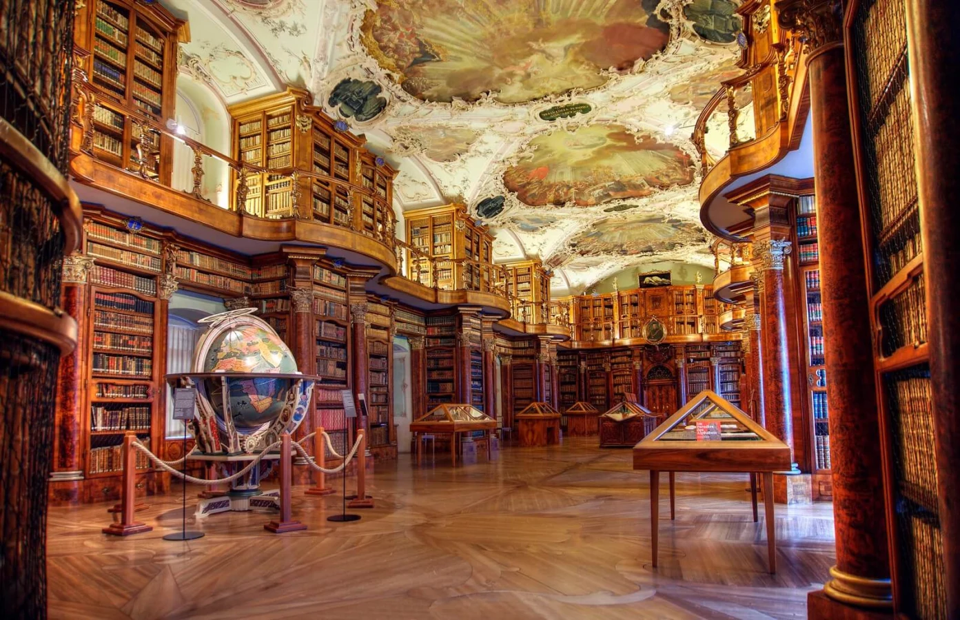 Bibliothèque de l'Abbaye de Saint-Gall, Suisse