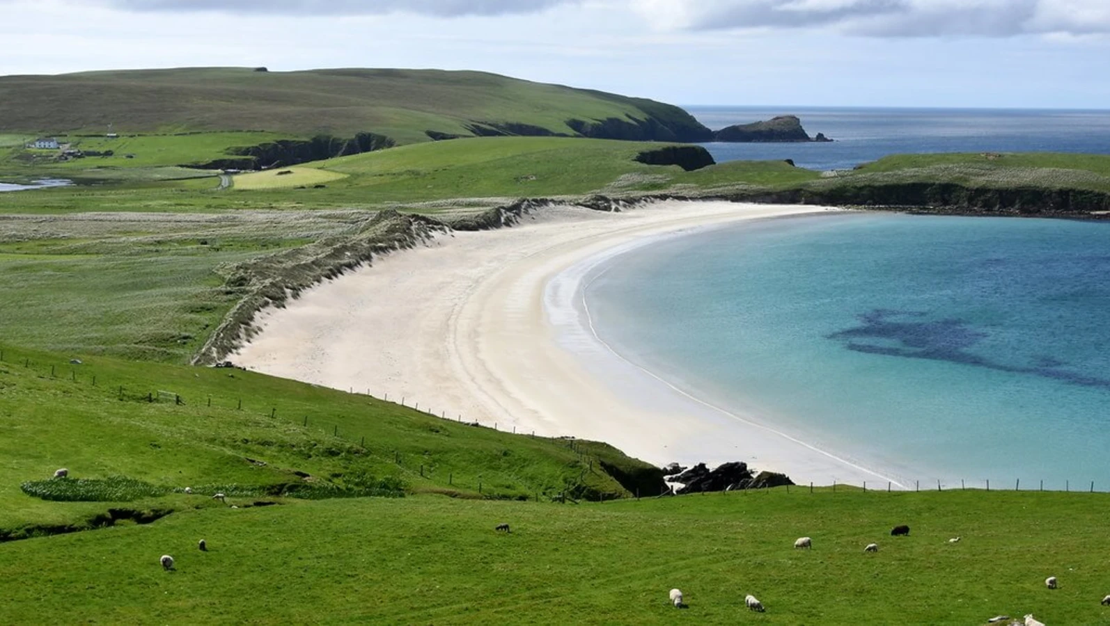 Spiggie Beach, Écosse