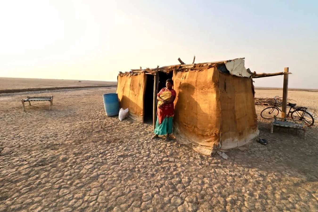 Rann de Kutch, Pakistan, Inde