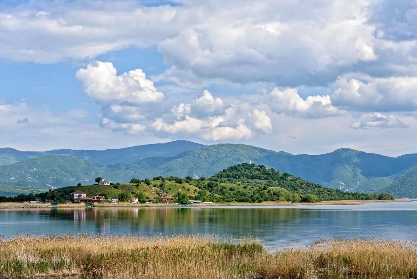 Lac Prespa, Macédoine du Nord, Albanie, Grèce