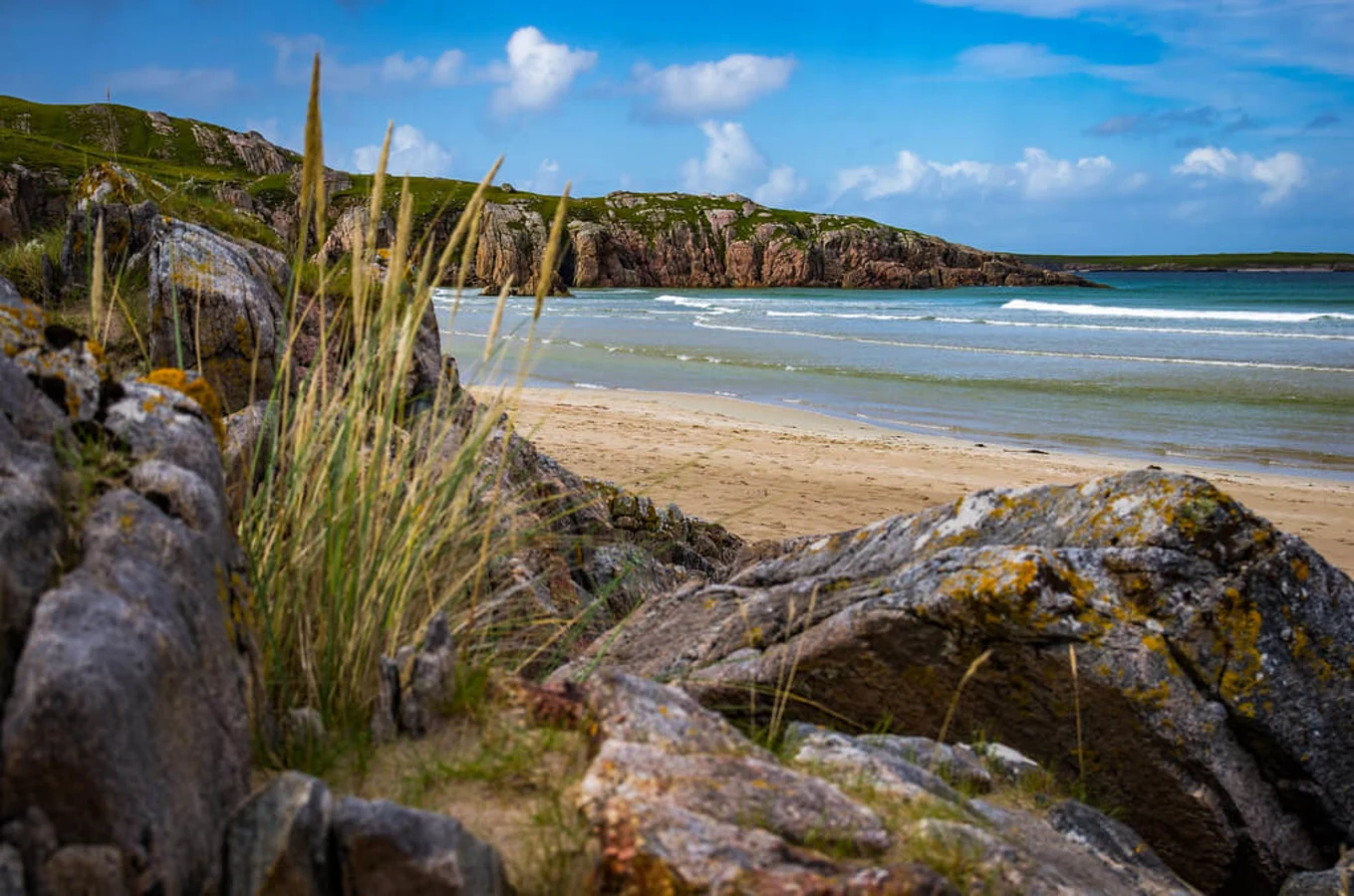 Ceannabeinne Beach, Écosse