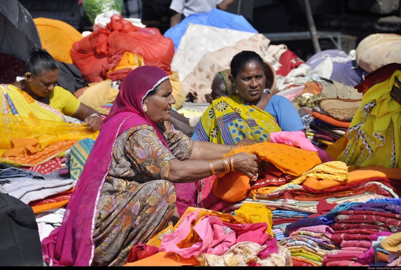 Bazar de Sadrar, Inde