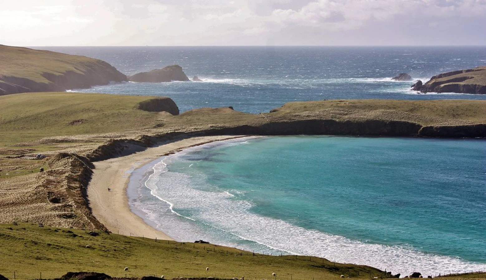 Spiggie Beach, Écosse