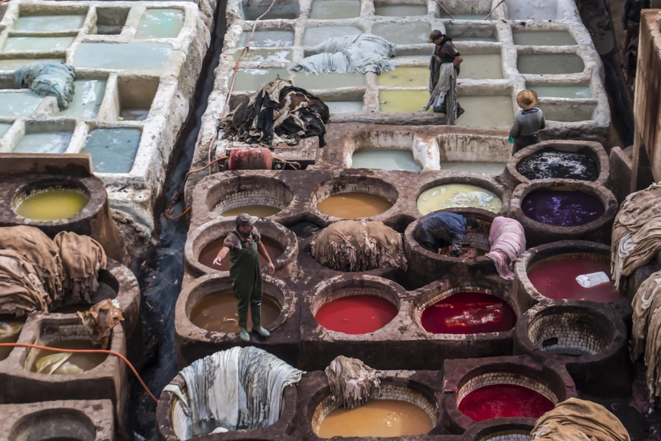 Tannerie Chouara, Maroc