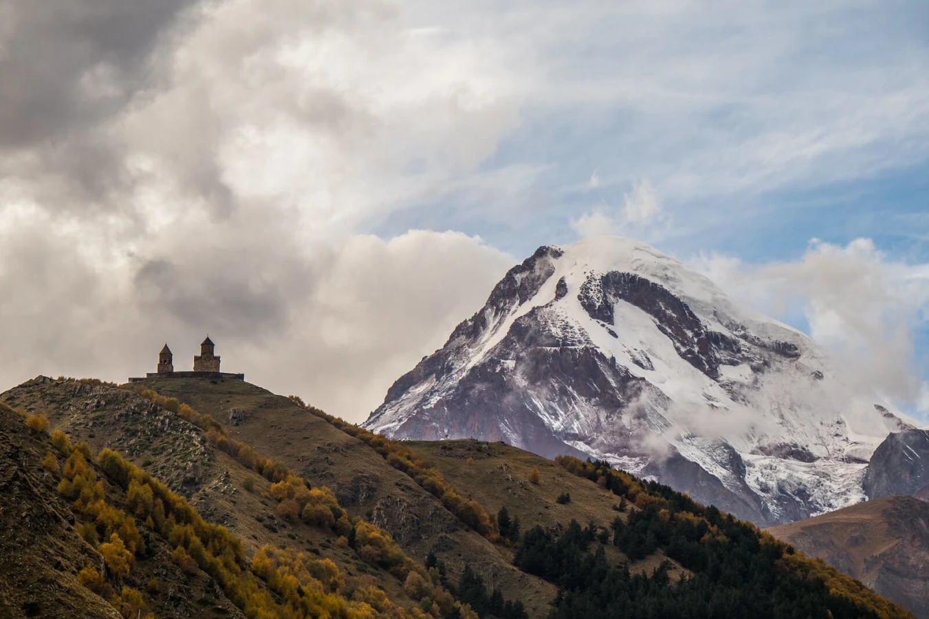 Mont Kazbek, Géorgie