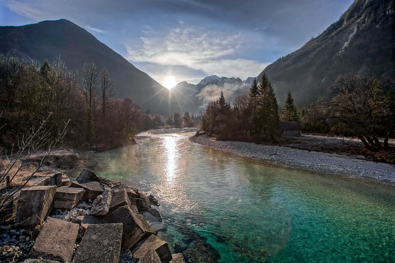 Soca, Italie, Slovénie