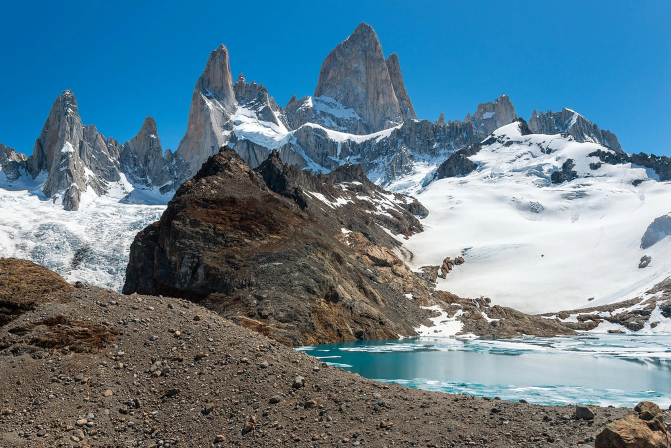 Mirador del Glaciar Piedras blancas, Chili, Argentine