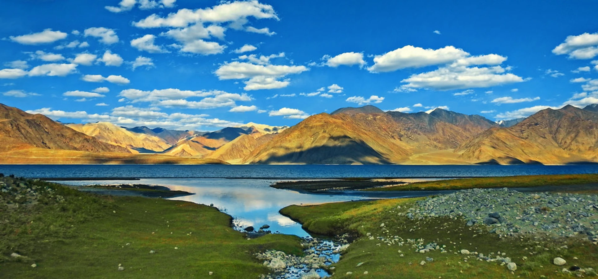 Lac Pangong, Inde, Chine