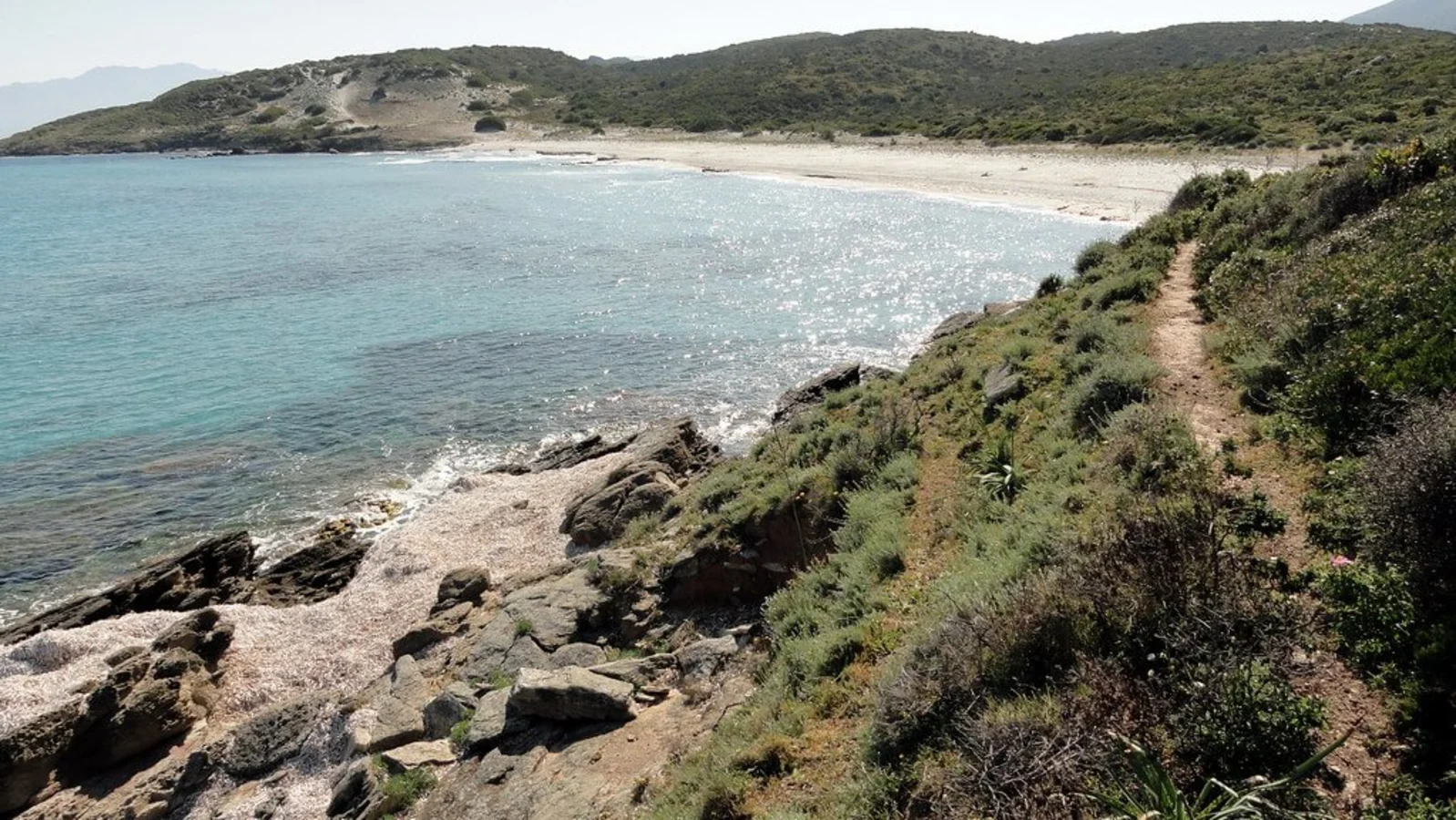 Plage de Ghignu, France