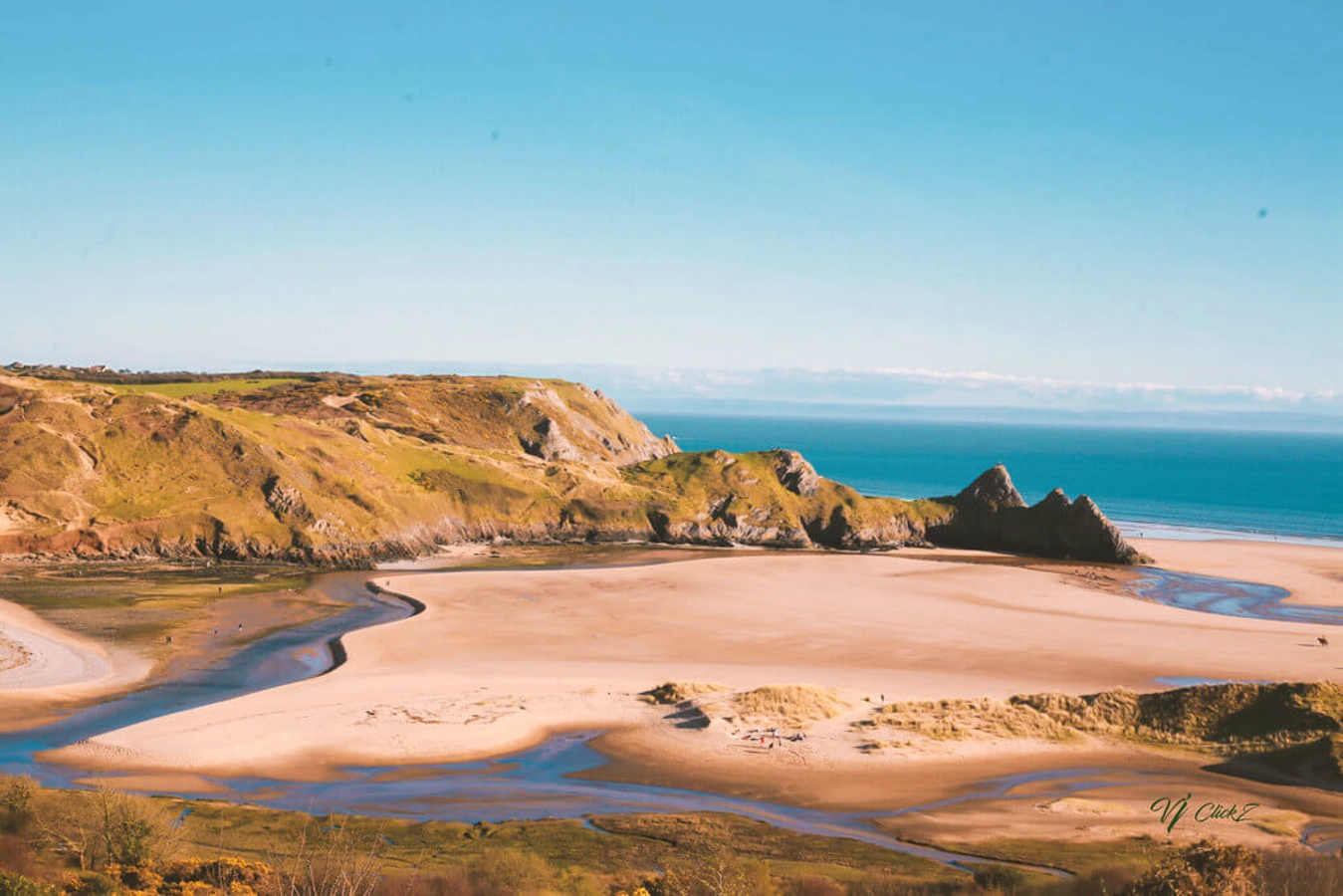 Three Cliffs Bay, Pays de Galles