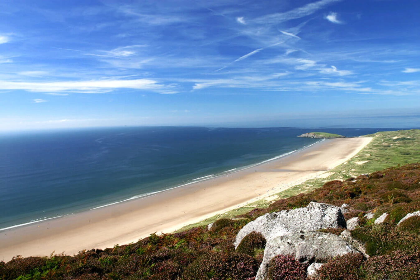 Baie de Rhossili, Pays de Galles