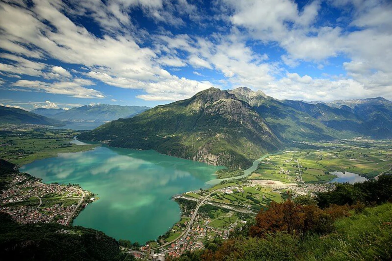 Lac de Mezzola, Italie