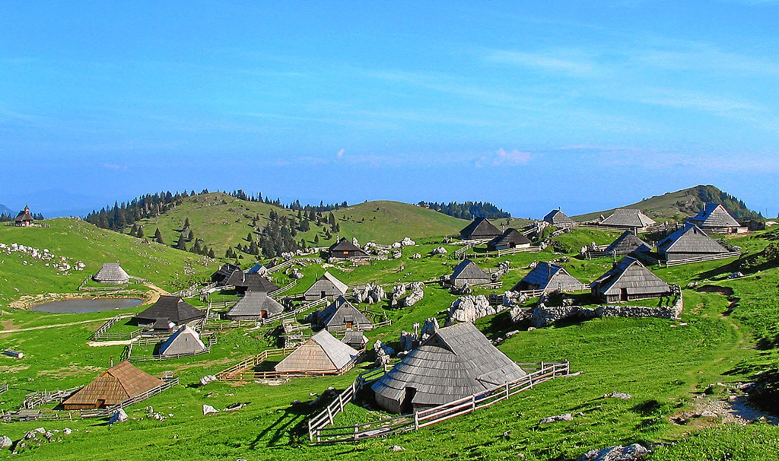 Velika Planina, Slovénie