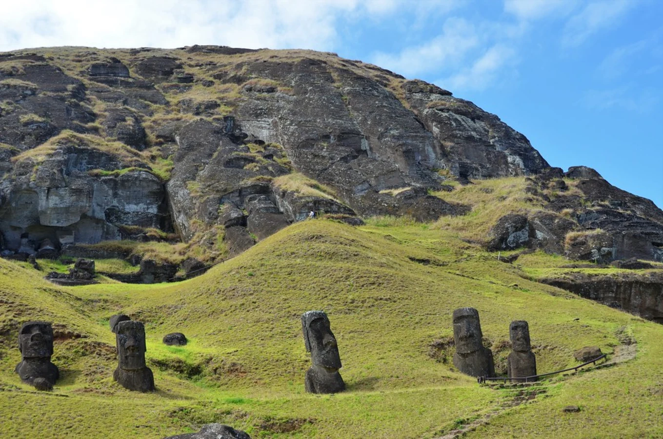 Rano Raraku, Chili, Île de Pâques