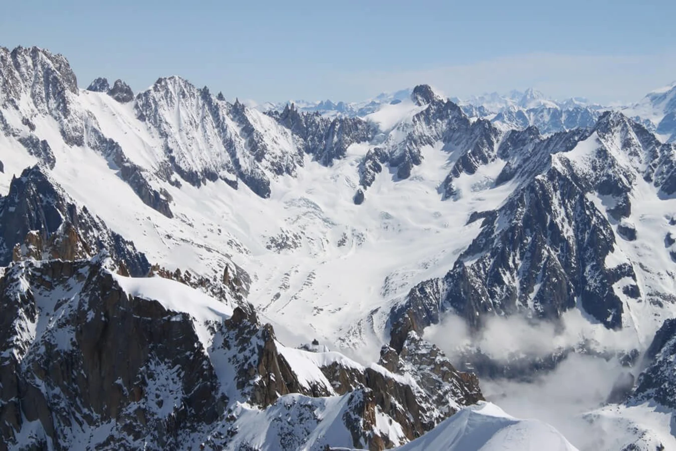 Glacier de Talèfre, France
