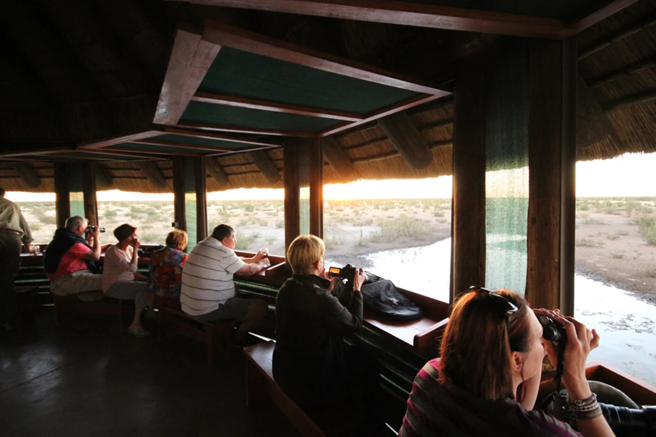 Olifantsrus Game Viewing Hide, Namibie