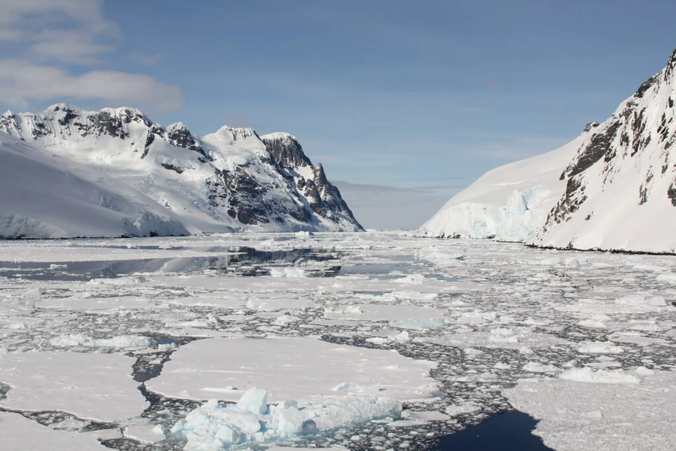 Chenal Lemaire, Antarctique