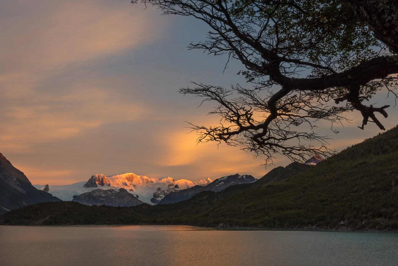 Lac Dickson, Chili, Argentine