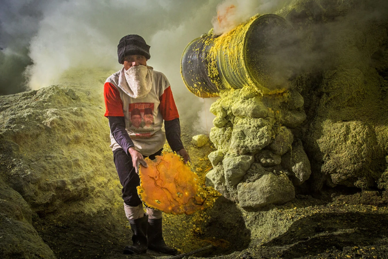 Kawah Ijen, Indonésie