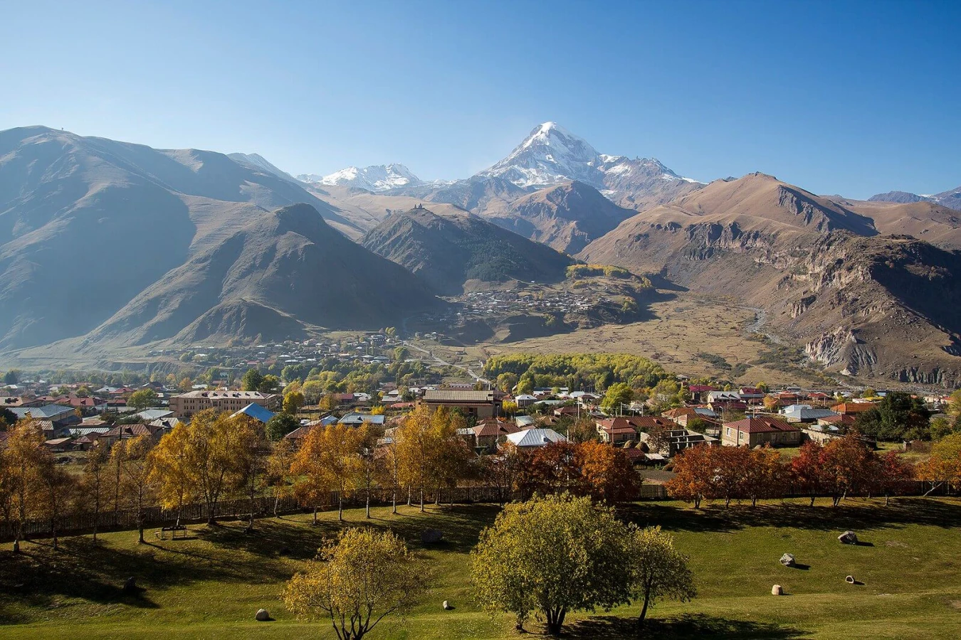 Mont Kazbek, Géorgie