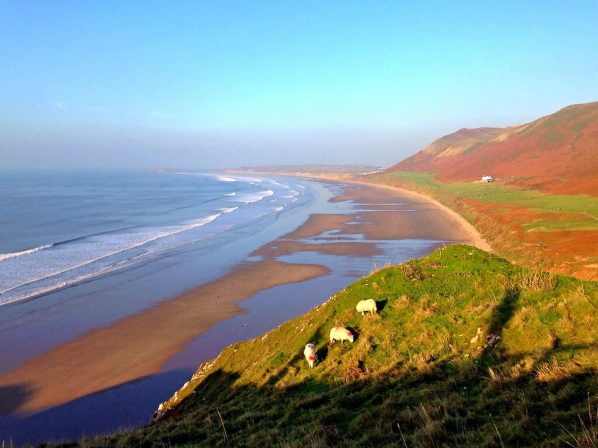 Baie de Rhossili, Pays de Galles