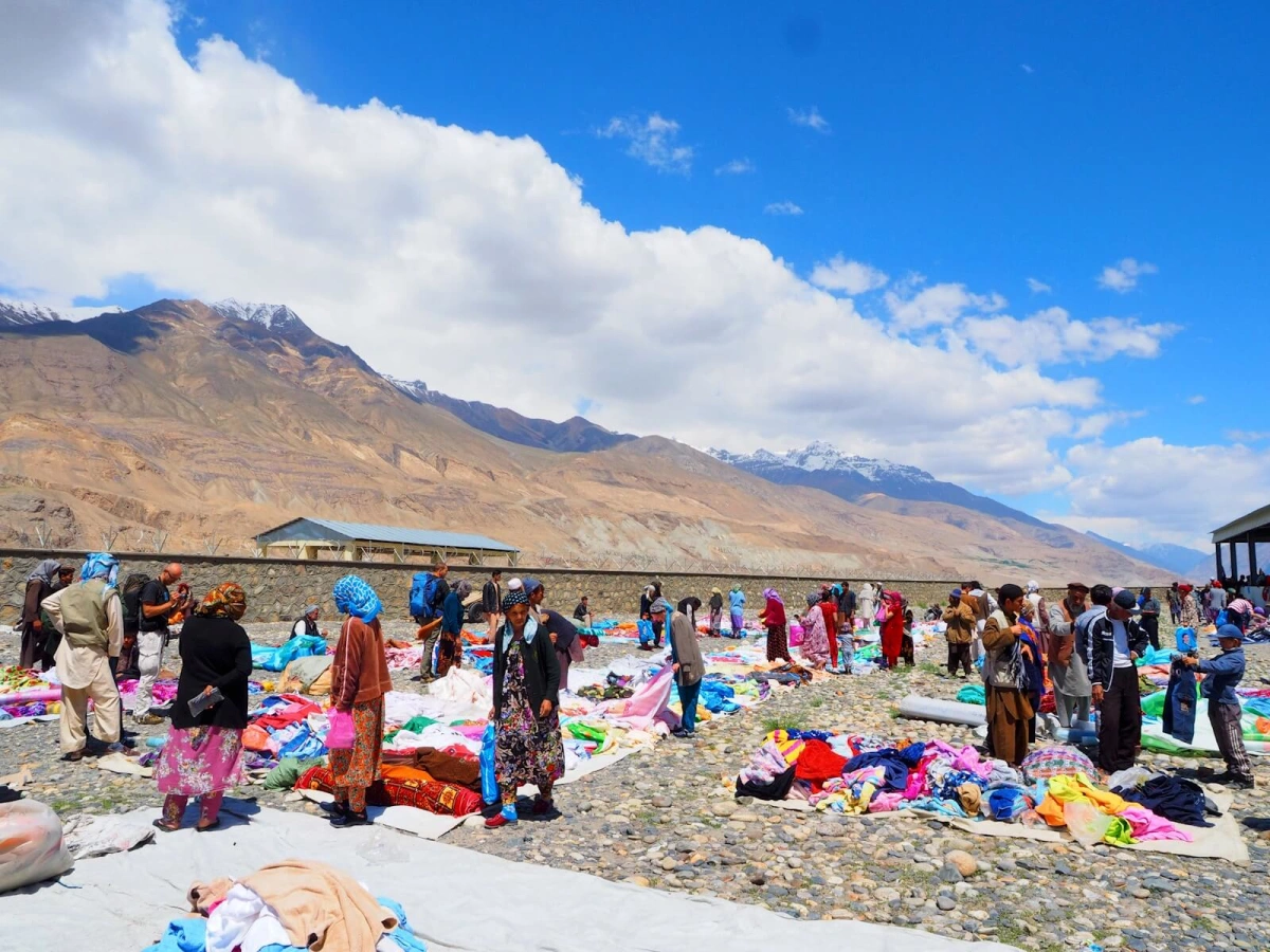 Marché afghan d'Ishkashim, Tadjikistan
