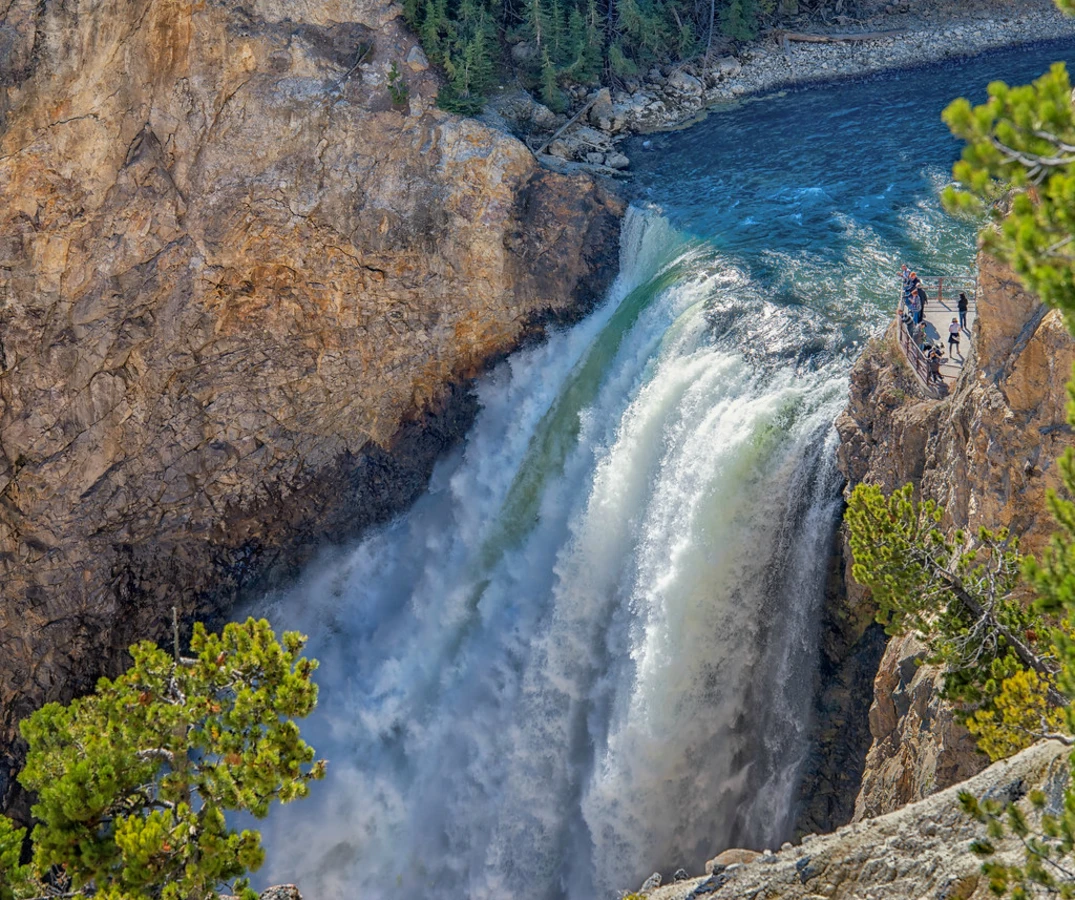 Chutes Yellowstone, États-Unis