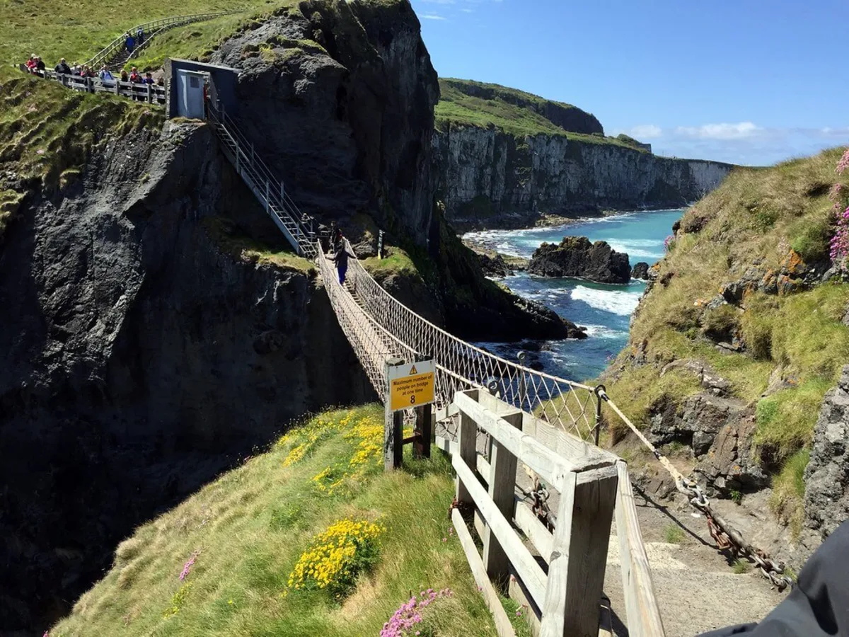 Pont de corde de Carrick-a-Rede, Irlande