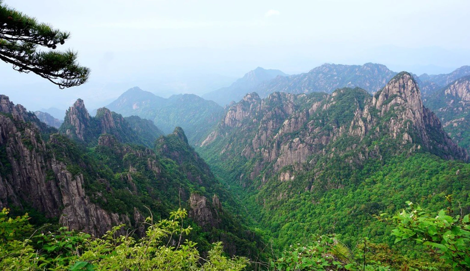 Monts Huang, Chine