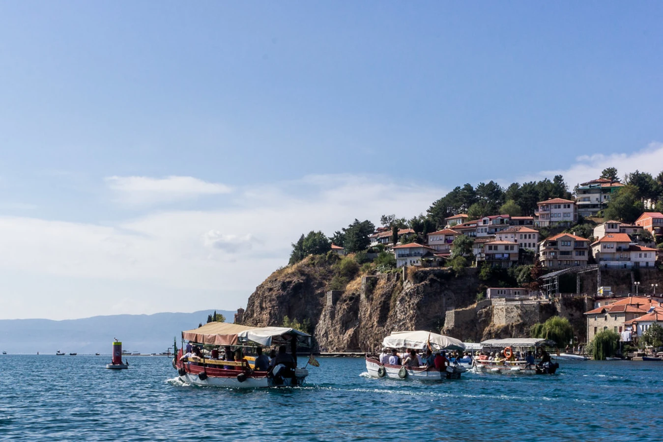 Lac d'Ohrid, Macédoine du Nord, Albanie
