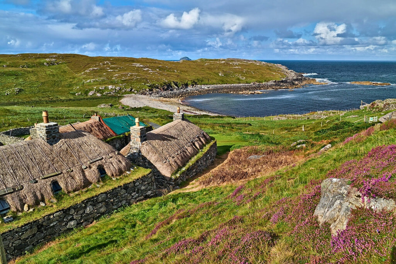 Gearrannan Blackhouse Village, Écosse