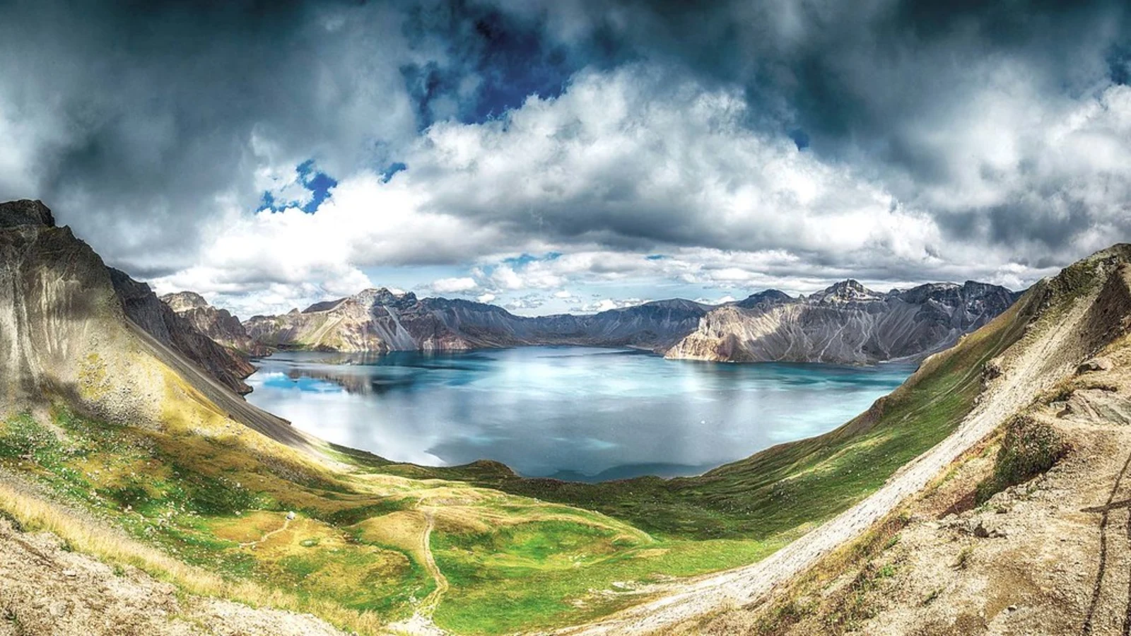 Lac du Paradis, Chine, Corée du Nord