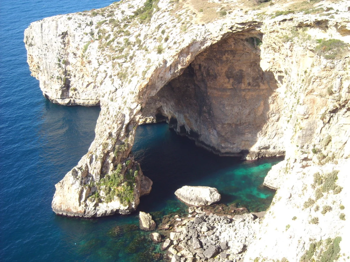Blue Hole (Malte), Malte