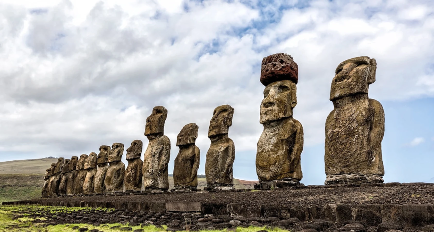 Ahu Tongariki, Chili, Île de Pâques