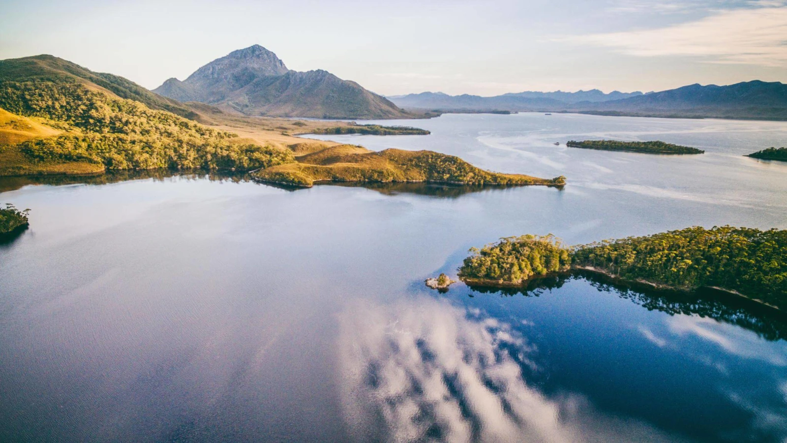 Bathurst Harbour, Australie, Tasmanie
