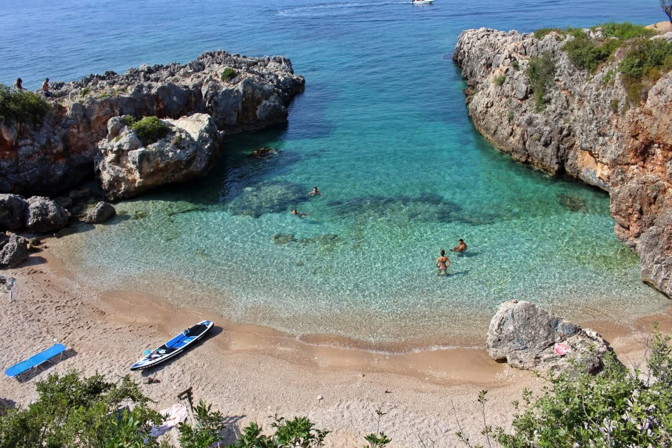 Plage de Gjiri i Akuariumit, Albanie