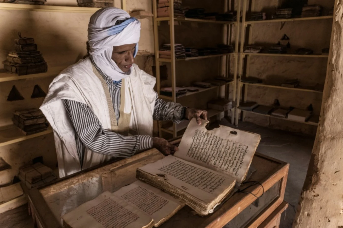 Bibliothèque de Chinguetti, Mauritanie
