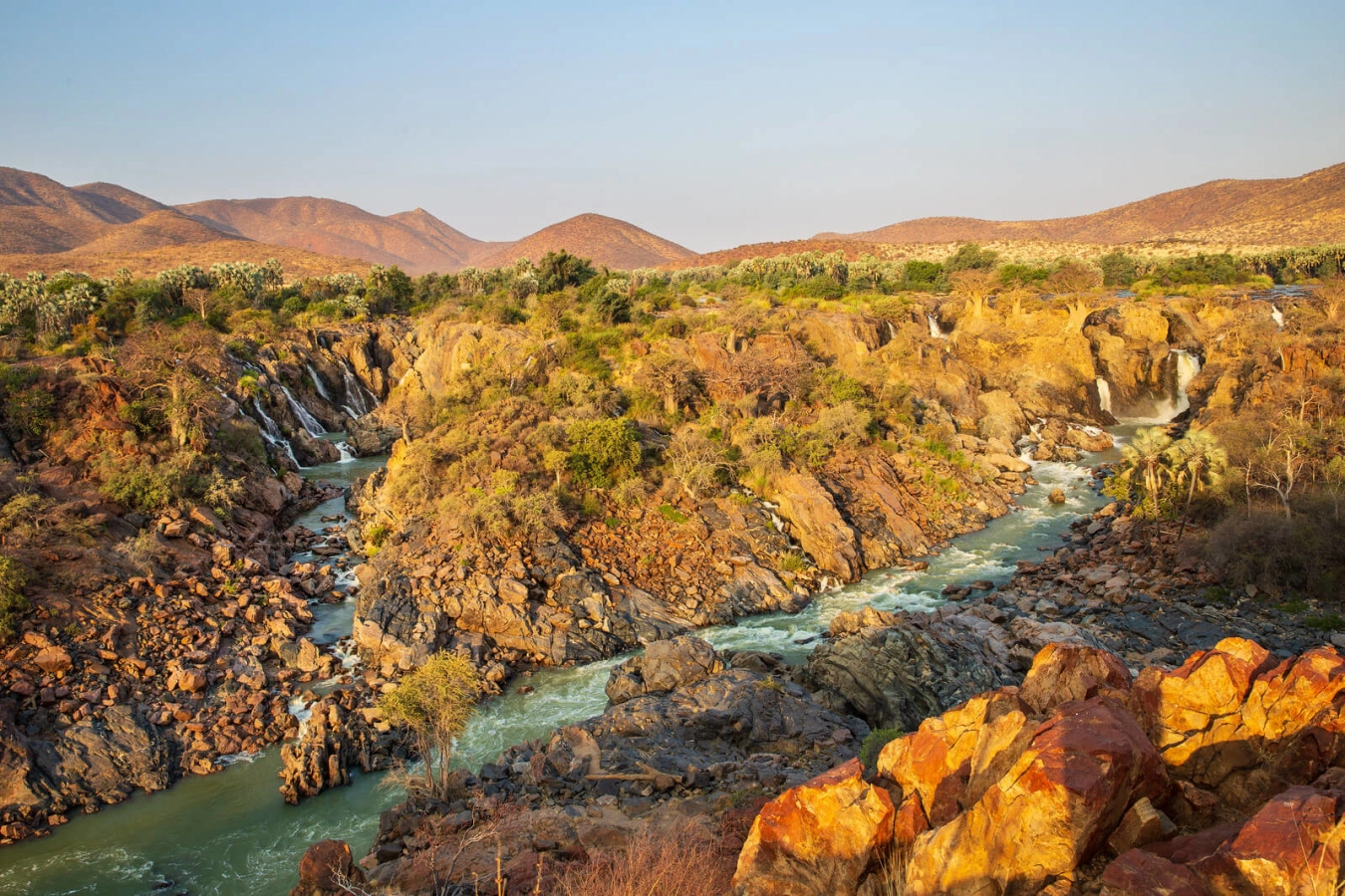 Chutes Epupa, Namibie, Angola