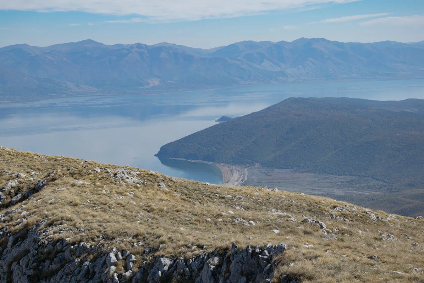 Lac Prespa, Macédoine du Nord, Albanie, Grèce