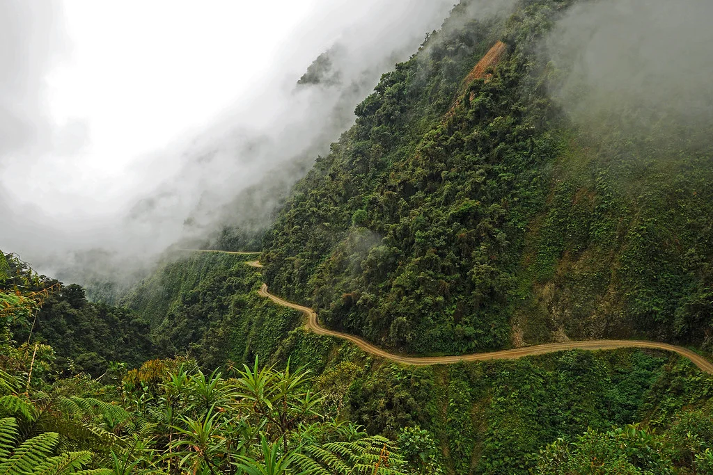 Route des Yungas, Bolivie