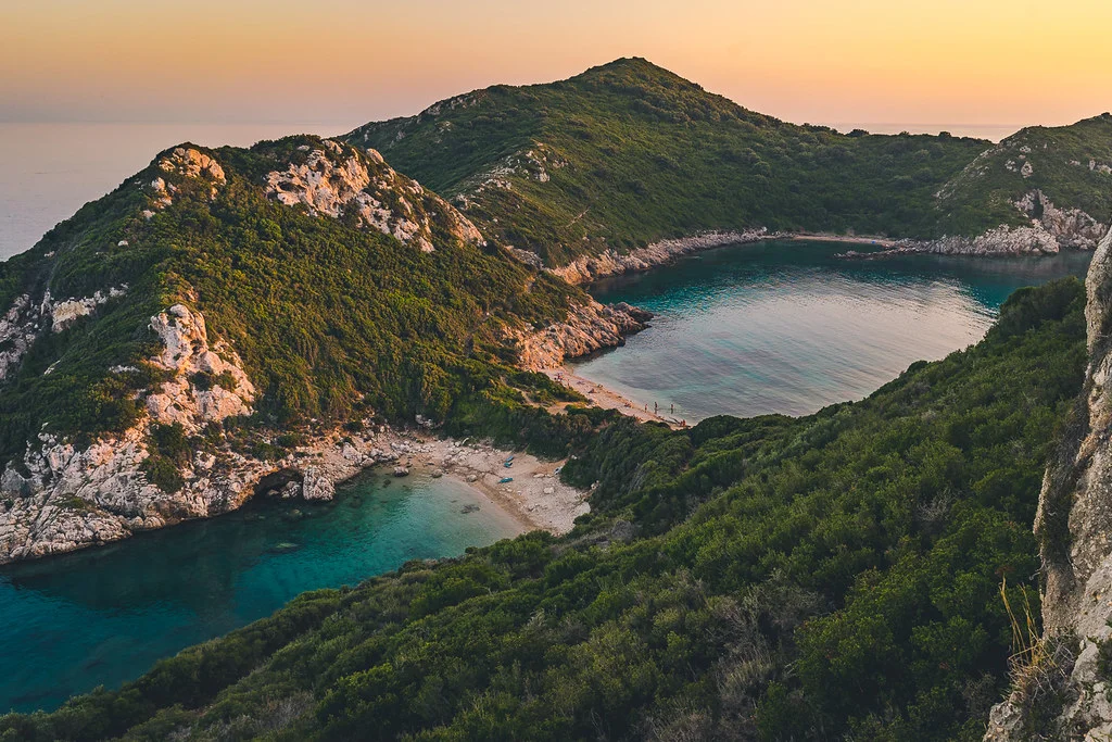 Baie de Paleokastritsa, Grèce