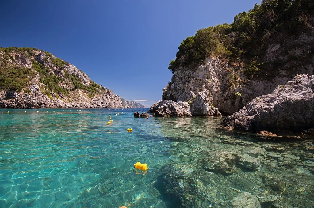 Baie de Paleokastritsa, Grèce