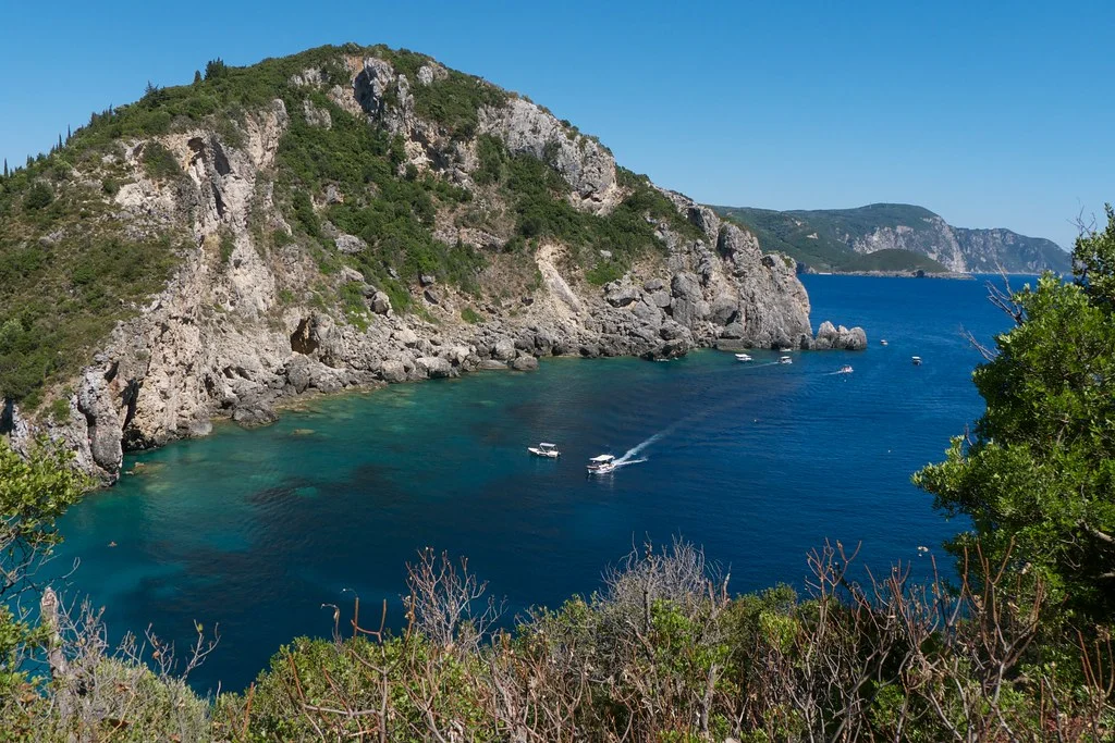 Baie de Paleokastritsa, Grèce