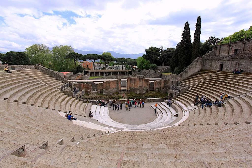 Grand théâtre (Pompéi), Italie